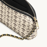 Westavelle  Cowboy Toile Leather Crossbody Bag