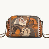 Westavelle Bridle & Burnt Clay Leather Crossbody Bag