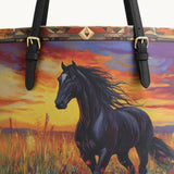 Westavelle Wildfire Run Leather Tote Bag