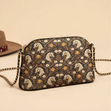 Westavelle Golden Mane Bloom Leather Crossbody Bag