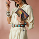 Westavelle Wildfire Run Leather Wallet Purse