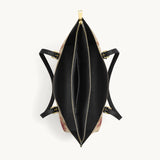 Westavelle Personalized Wild Rose Rider Leather Tote Bag