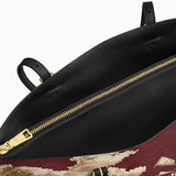 Westavelle Rustic Bloom Leather Tote Bag