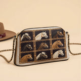 Westavelle Horse Gallery Grace Leather Crossbody Bag