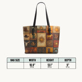 Westavelle Western Mosaic Leather Tote Bag