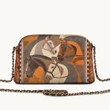 Westavelle Bridle & Burnt Clay Leather Crossbody Bag