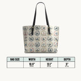 Westavelle  Wildflower Waltz Leather Tote Bag
