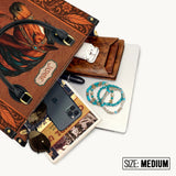 Westavelle Personalized Regal Horse Bloom Leather Bag