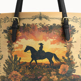 Westavelle Desert Bloom Ride Leather Tote Bag