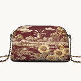 Westavelle Rustic Bloom Leather Crossbody Bag