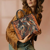 Westavelle Tribal Horse Majesty Leather Bag