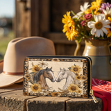 Westavelle Golden Horse Harmony Leather Wallet Purse