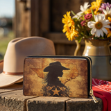 Westavelle Texas Cowgirl Soul Leather Wallet Purse