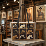 Westavelle Horse Gallery Grace Leather Tote Bag