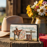 Westavelle Prairie Rest Leather Wallet Purse