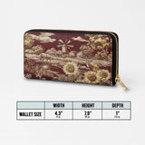 Westavelle Rustic Bloom Leather Wallet Purse