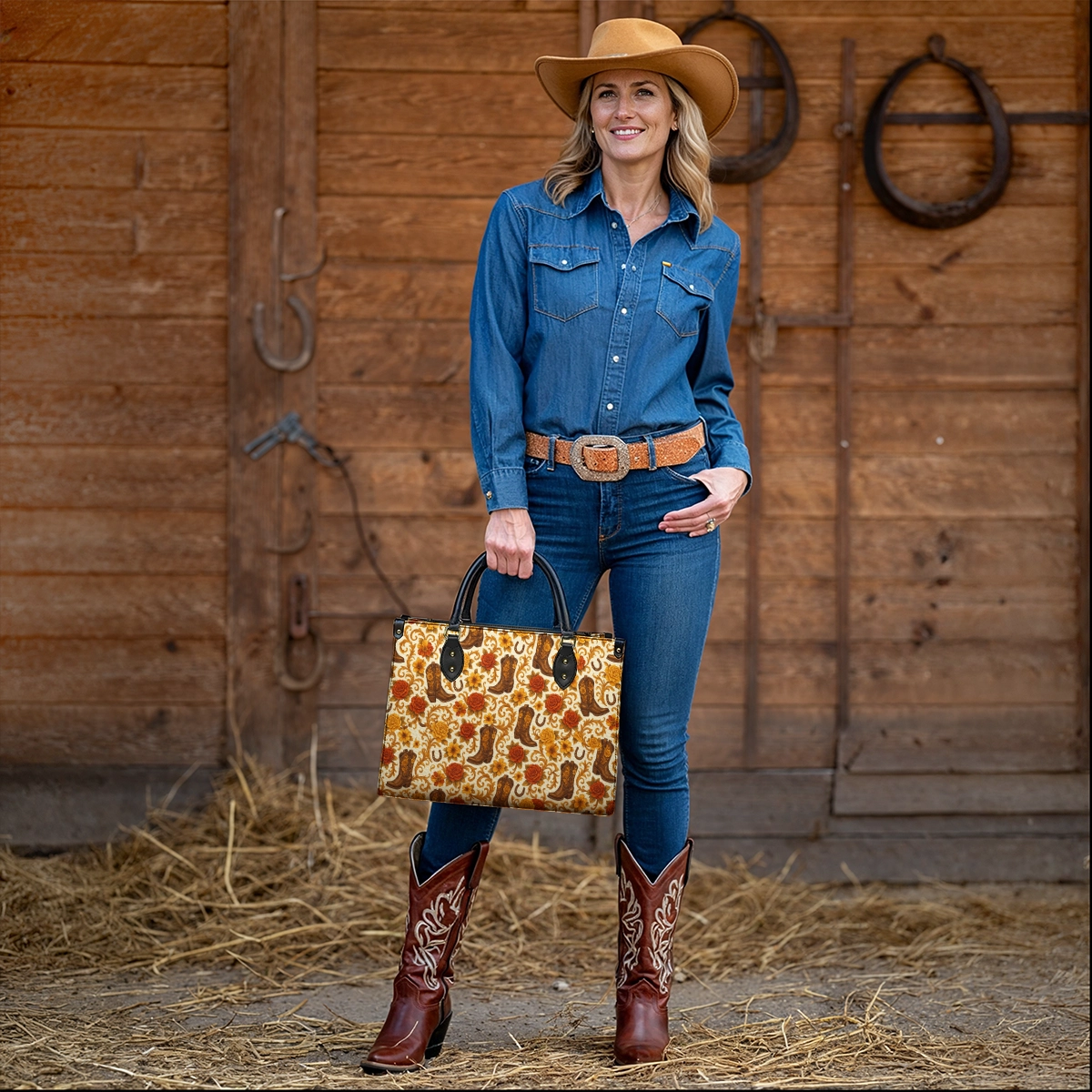 Westavelle Blossom Boots Leather Bag