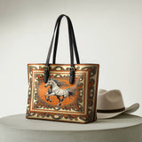 Westavelle Amber Gallop Leather Tote Bag