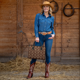 Westavelle Bronco Baroque Leather Bag