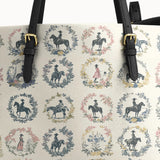 Westavelle  Wildflower Waltz Leather Tote Bag