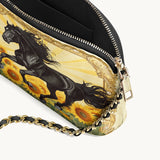 Westavelle Sunfire Gallop Leather Crossbody Bag