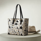 Westavelle Rodeo Spirit Leather Tote Bag