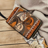 Westavelle Bridle & Burnt Clay Leather Wallet Purse