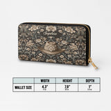 Westavelle Personalized Cowgirl Grace Leather Wallet Purse