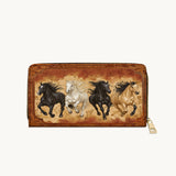 Westavelle Galloping Horse Legacy Leather Wallet Purse