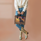 Westavelle Wildfire Run Leather Bag