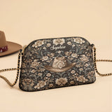 Westavelle Personalized Cowgirl Grace Leather Crossbody Bag