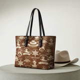 Westavelle Cowboy Heritage Leather Tote Bag