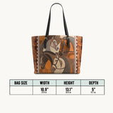 Westavelle Bridle & Burnt Clay Leather Tote Bag