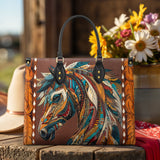 Westavelle Tribal Horse Majesty Leather Bag