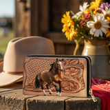 Westavelle Horse Legacy Leather Wallet Purse