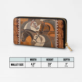 Westavelle Bridle & Burnt Clay Leather Wallet Purse
