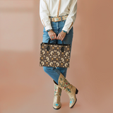 Westavelle Golden Mane Bloom Leather Bag