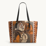 Westavelle Bridle & Burnt Clay Leather Tote Bag