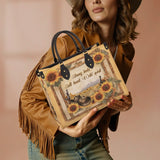 Westavelle Personalized Wild Spirit Bloom Leather Bag