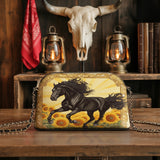 Westavelle Sunfire Gallop Leather Crossbody Bag