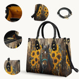 Westavelle Sunflower Horseheart Leather Bag