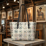 Westavelle  Wildflower Waltz Leather Tote Bag