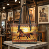 Westavelle Spirit Horse Leather Tote Bag