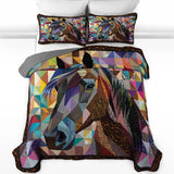 Westavelle Gorgeous Horse Quilt 3-Piece Set