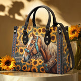 Westavelle Golden Horse & Sun Leather Bag