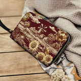 Westavelle Rustic Bloom Leather Wallet Purse