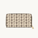 Westavelle Cowboy Toile Leather Wallet Purse