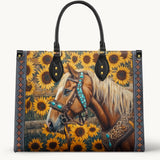 Westavelle Golden Horse & Sun Leather Bag