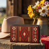 Westavelle Blazing Star Leather Wallet Purse