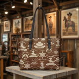 Westavelle Cowboy Heritage Leather Tote Bag